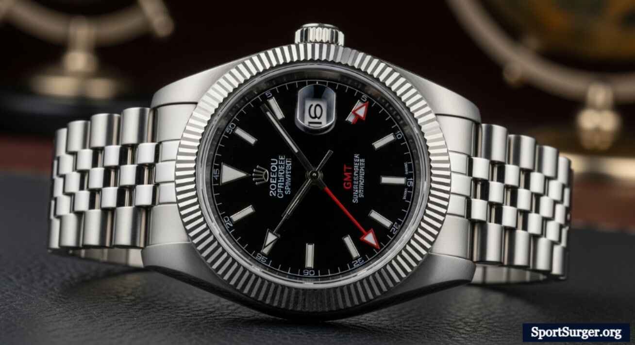 GMT Watch: Dual Time Zone Precision